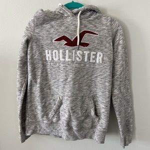 Hollister grey sweatshirt 🤍🖤
